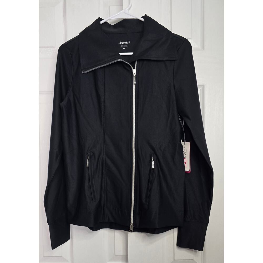 Jofit Women's Black Jet Set Jacket- Size XS